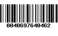 Código de Barras 0040697640462