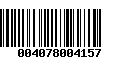 Código de Barras 004078004157