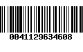 Código de Barras 0041129634608