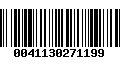 Código de Barras 0041130271199