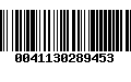 Código de Barras 0041130289453