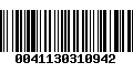 Código de Barras 0041130310942