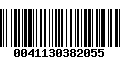 Código de Barras 0041130382055