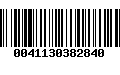 Código de Barras 0041130382840