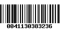 Código de Barras 0041130383236