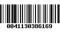 Código de Barras 0041130386169