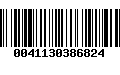 Código de Barras 0041130386824