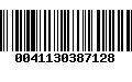 Código de Barras 0041130387128