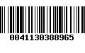 Código de Barras 0041130388965