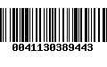 Código de Barras 0041130389443