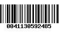 Código de Barras 0041130592485