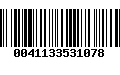 Código de Barras 0041133531078