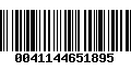 Código de Barras 0041144651895