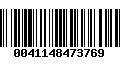 Código de Barras 0041148473769