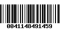 Código de Barras 0041148491459