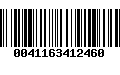 Código de Barras 0041163412460