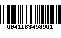 Código de Barras 0041163458901