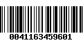 Código de Barras 0041163459601