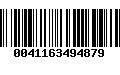 Código de Barras 0041163494879