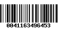 Código de Barras 0041163496453