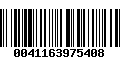 Código de Barras 0041163975408