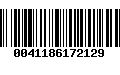 Código de Barras 0041186172129