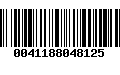 Código de Barras 0041188048125