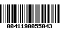 Código de Barras 0041190055043