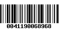 Código de Barras 0041190068968