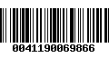 Código de Barras 0041190069866