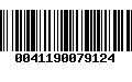 Código de Barras 0041190079124