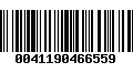 Código de Barras 0041190466559