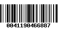 Código de Barras 0041190466887