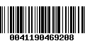 Código de Barras 0041190469208