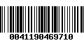 Código de Barras 0041190469710