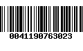 Código de Barras 0041190763023