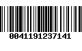 Código de Barras 0041191237141