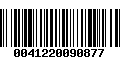 Código de Barras 0041220090877