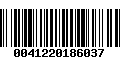 Código de Barras 0041220186037