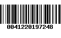 Código de Barras 0041220197248