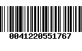 Código de Barras 0041220551767