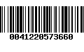 Código de Barras 0041220573660