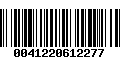 Código de Barras 0041220612277