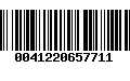 Código de Barras 0041220657711