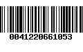 Código de Barras 0041220661053