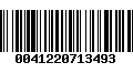 Código de Barras 0041220713493