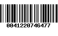 Código de Barras 0041220746477