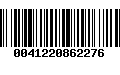 Código de Barras 0041220862276