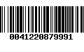 Código de Barras 0041220879991