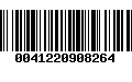 Código de Barras 0041220908264